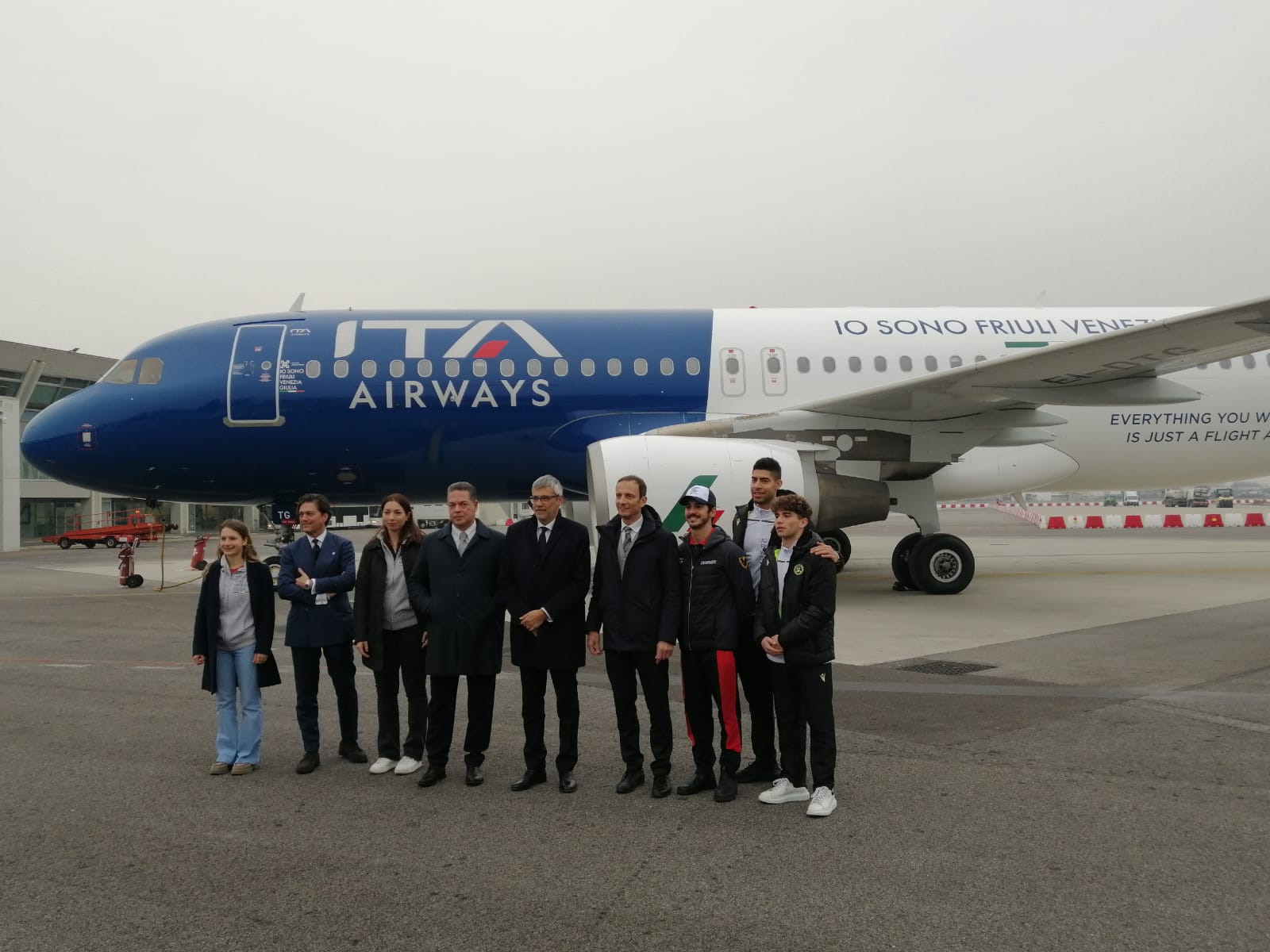 Copertina per L'Airbus Ita vola con Io sono Fvg, ora Ronchi sogna nuovi collegamenti